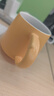 传旗马克杯大容量陶瓷杯咖啡杯带勺带盖牛奶杯早餐杯家用喝水杯子黄色 实拍图