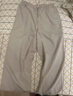 优衣库女装麻混纺松紧长裤/休闲裤473791 30 浅米色 L /160/70A 实拍图