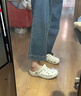 卡骆驰（CROCS）洞洞鞋贝雅卡骆班轻便耐磨一脚蹬休闲鞋|205089 白/深蓝-126 41 /42(260mm) 实拍图