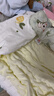 爱贝迪拉新生儿包被婴儿防惊跳夏季秋冬四季宝宝抱被睡袋包单婴幼儿通用 初春-双层（香草柠檬）3D豆豆绒&50S纯棉 实拍图