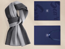 海澜之家（HLA）围巾男士含羊毛围脖脖套生日礼物男生送男友送老公送父亲爸爸礼盒 实拍图