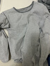 英博伦春秋男童内衣套装纯棉莱卡儿童秋衣秋裤中大童新款薄款睡衣 81264麻灰 150 实拍图