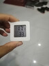 家用电子温湿度计 室内干湿家用温湿度显示器迷你便携高精度壁挂式静音 白色精致款-1个 实拍图