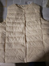 雪中飞经典新款基础舒适轻薄羽绒便捷短款保暖羽绒小马甲轻盈便携舒适 黎蔓卡其|7202-女 XL 175/96A 实拍图