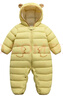 迷你巴拉巴拉【迷你小蛋仔】婴儿羽绒服三防连体羽绒服男女童宝宝连体衣 蜜糖黄31214 【白鸭绒-1000+清洁度】 90 CM 1-2岁 实拍图