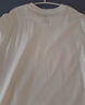 拇指白小T二代白色短袖T恤男女春夏三防纯棉白小丅打底衫上衣 黑色男款 5XL 实拍图