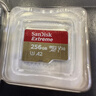 闪迪（SanDisk）256GB TF(MicroSD)内存卡 4K极速金卡A2 V30 U3行车记录仪 运动相机无人机 监控存储卡 读190MB/s 实拍图