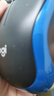 罗技（Logitech）M185鼠标 无线鼠标 办公鼠标 对称鼠标 黑色蓝边 带无线2.4G接收器 实拍图