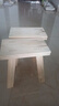 迈途森香樟木家用原木小板凳传统矮凳怀旧儿童木凳实木洗衣凳创意跳舞凳 松木高23长24宽14.5【一张】 实拍图