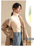 浪莎德绒高领打底衫女25秋冬新品加厚抑菌堆堆领女士长袖保暖打底上衣 实拍图
