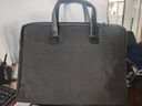 得力（deli）【超级爆款】事务包公文包商务休闲男女职业文件袋/涤纶手提包/文件包/资料袋电脑包 黑色 实拍图