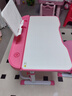 尊眠（ZUNMIAN）儿童学习桌椅写字书桌6-18岁中小学生作业桌椅套装80cm粉色 实拍图