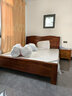 麦娅月实木床 胡桃木实木床中式双人床简约家用主卧婚床实木大床 胡桃木床+20cm乳胶弹簧床垫 1800*2000mm框架款 实拍图
