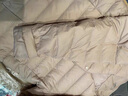 雪中飞羽绒内胆女轻薄羽绒服女短款新款内搭外穿修身 米白 L (165) 实拍图
