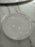 友来福陶瓷骨碟家用吐骨盘7英寸白瓷盘酒店餐桌吐骨碟子套装5只装 实拍图