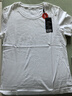 京东京造t恤女纯棉短袖女士t恤液氨免烫打底衫上衣白T 白色 S 实拍图