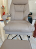 顾全电脑椅工学椅家用可躺办公椅按摩加热老板椅环保真皮C570H金咖皮 实拍图