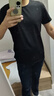 战浩【2件】冰丝莫代尔棉短袖t恤男夏季青年薄纯白色打底衫圆领半袖体 白色+黑色 XL 建议【135-150斤】 实拍图