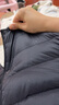 雪中飞经典新款基础舒适轻薄羽绒便捷短款保暖羽绒小马甲轻盈便携舒适 宝石黑|8086-女 3XL 185/104A 实拍图