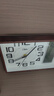 康巴丝（Compas）座钟客厅简约台钟石英钟时尚日历床头钟2991 咖木色 26cm 实拍图