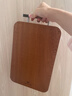 双枪（Suncha）乌金檀木整木菜板 百年龄砧板家用切菜案板抗菌实木菜板33*22*2.5 实拍图