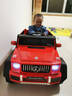 福儿宝（FUERBAO）奔驰授权儿童电动车六驱可坐大人遥控玩具车小孩宝宝双人越野送礼 六驱软胎红+后备箱+双皮座双油门 实拍图