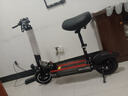 希洛普（SEALUP） 锂电池电动滑板车 便携可折叠电动车 代驾两轮代步车迷你电动车 48V黑/朝阳真空胎3C金宇星/120-150km 实拍图