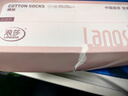 浪莎袜子女纯棉夏季抗菌女袜中筒女士全棉吸汗黑色休闲棉袜子6双 实拍图