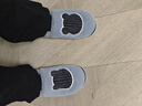 京东京造家居包脚棉拖鞋 轻简毛绒保暖包跟棉拖鞋男款 灰色44-45  JZ-3222 实拍图