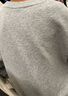 优衣库童装男童女童高弹力卫衣长袖运动衫学院风478135 478135/03灰色 140 实拍图