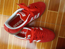 adidas「T头鞋」VL COURT复古休闲板鞋德训鞋男女阿迪达斯轻运动 浅猩红/暖香草色/黄色   37 实拍图