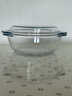 格娜斯双耳透明耐热玻璃碗大号带盖微波炉专用碗汤碗面碗沙拉碗餐具1.5L 实拍图