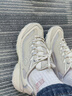 斯凯奇（Skechers）奶茶熊3代丨老爹鞋新款男女同款熊猫鞋运动休闲鞋 【女款】仙芋奶冻/NTGY 36.5 实拍图