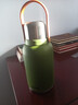 苏泊尔（SUPOR）保温杯大容量男女士316L不锈钢户外水杯壶高颜值便携泡茶杯子礼物 青草绿-1200ml 实拍图