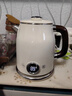 美的（Midea）艺术家电热水壶  烧水壶自动断电保温一体  1.6L大容量电热水壶 316L不锈钢恒温壶 精准控温 63-Q 实拍图