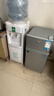 志高（CHIGO）小冰箱迷你小型家用冷藏冷冻两用宿舍出租房用双门办公室电冰箱节能省电 【一级能效】58L银色【三天约一度电】 实拍图