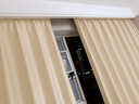 未来式卧室窗帘遮光2025新款挂钩式轨道窗帘客厅阳台隔热轻奢高端遮阳布 奶油色（99%遮光）(送挂钩） 【定制尺寸/穿孔款】联系客服 实拍图