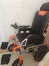 护卫神电动轮椅全自动老人专用可折叠智能防翻代步车手推车680大霸王 【9】高靠背/20安锂电池/电助力推行（热选） 搭载“专利防翻系统” 实拍图