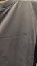蕉下（beneunder）长袖T恤男士卫衣气绒服保暖打底衫圆领宽松舒适CL010石墨灰L 实拍图