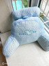 京冇加绒床头靠背软包垫沙发抱枕宿舍床上护腰玩手机看书大靠枕靠垫 实拍图