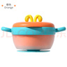 COOKSS婴儿辅食碗恒温注水保温碗316不锈钢宝宝婴幼儿吃饭儿童餐具橙色 实拍图