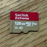 闪迪（SanDisk）128GB TF(MicroSD)内存卡 4K极速金卡A2 V30 U3行车记录仪 运动相机无人机 监控存储卡 读190MB/s 实拍图
