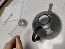 高茗鼠尾玻璃煮茶壶2025新款电陶炉煮茶器财鼠高档加厚茶水分离泡茶壶 财鼠壶【单壶】 550ml 实拍图