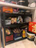 楚丰加厚货架置物架家用仓储仓库储物架地下室多层落地展示架收纳架子 三层80cm高【默认发黑色】 长50宽30cm 实拍图