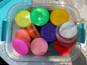 得力(deli)36色超轻粘土黏土彩泥橡皮泥太空沙手工塑型玩具美术密封罐装易收纳儿童幼儿园生日开学礼物 实拍图
