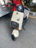 爱玛电动摩托车  辉腾长续航大动力智能APP操控72V电瓶车国民好车爱玛电动车自营电动车 茶白 实拍图