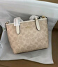 蔻驰（COACH）【品牌直供】女士CITY小号托特包单肩斜挎手提包CW032IMXDM 实拍图