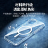 绿联 适用苹果12Pro/12手机壳 iPhone12/12Pro磁吸气囊防摔壳 镜头加高超薄6.1英寸 支持MagSafe 透明 实拍图