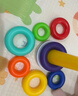 MKBIBI叠叠乐婴儿套圈玩具早教不倒翁彩虹套圈环积木1-3岁生日礼物 实拍图