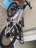 永久（FOREVER）山地车自行车成人男女青少年学生铝合金单车上班代步公路越野赛车 【钢架】顶配版-白蓝辐条轮 24寸24速【建议身高145-170cm】 实拍图